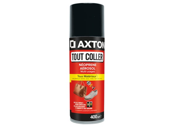 Colle Aérosol Néoprène Tout Coller Axton, 400 Ml