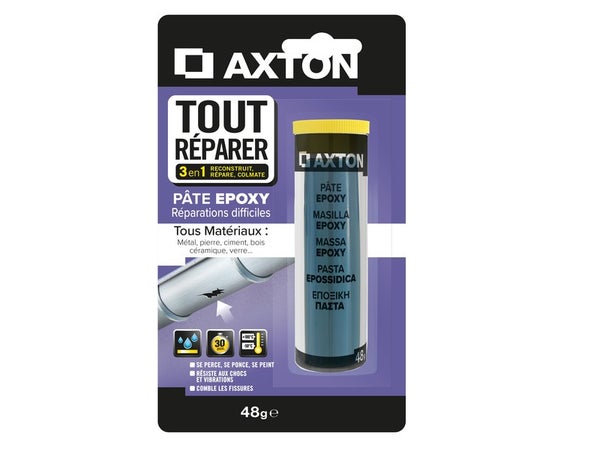 Pâte Époxy Tout Reparer Axton, 48 Gr