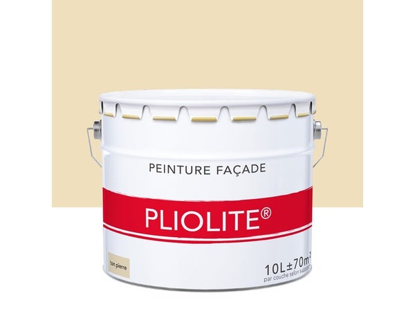 Peinture Façade Pliolite, Pierre, 10 L