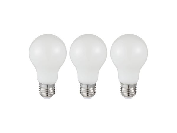 3 Ampoules Led À Filament Opaque Standard E27 1521 Lm = 100 W Blanc Neutre, Lexm