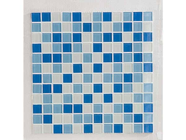Mosaïque Mur Shaker Mix Bleu 2.3 X 2.3 Cm