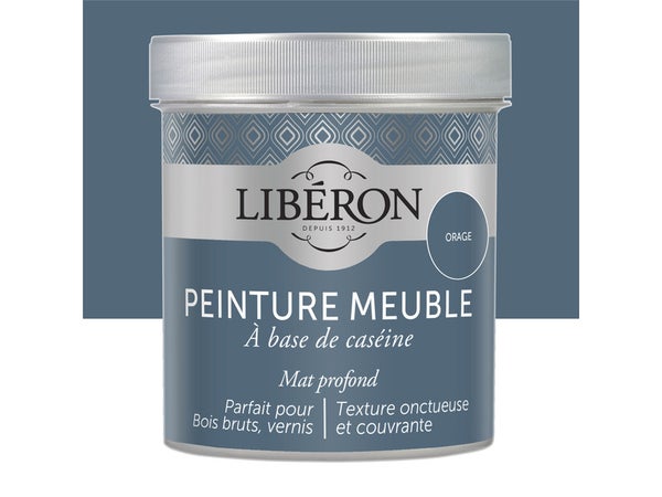 Peinture Meuble Et Boiserie Caséine Liberon Orage Mat 0.5 L