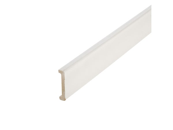 Nez De Cloison Pour Cloison De 70 Mm Sans Noeud Blanc, 11 X 73 Mm, L.2.5 M