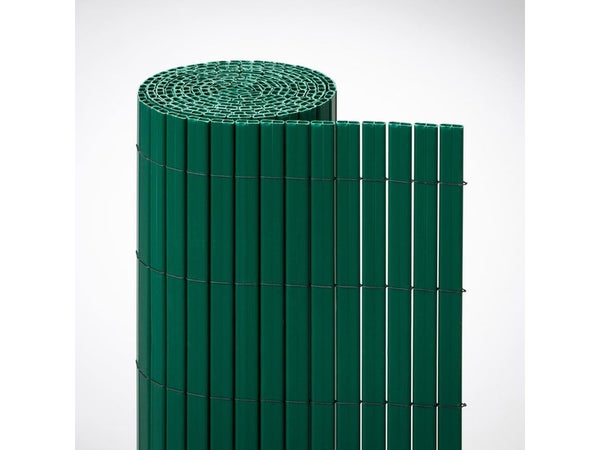 Canisse pvc 1,5x5m occultation forte vert