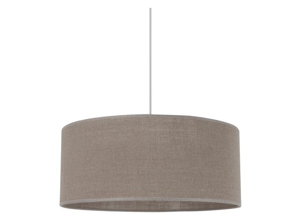 Suspension, Classique Tissu Naturel Corep Hemingway 1 Lumière(S) D.40 Cm