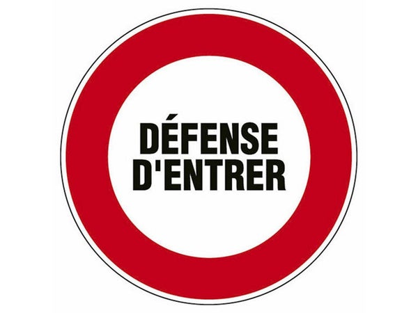 Disque Défense D'Entrer En Plastique
