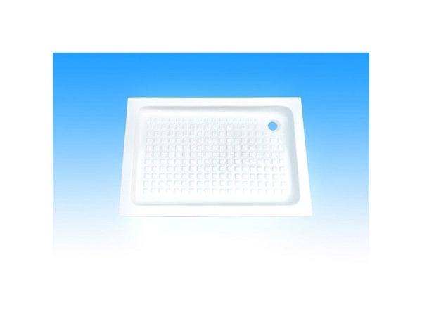 Receveur De Douche, Standard, Grès, Blanc L.120 X L.80 Cm, Nerea