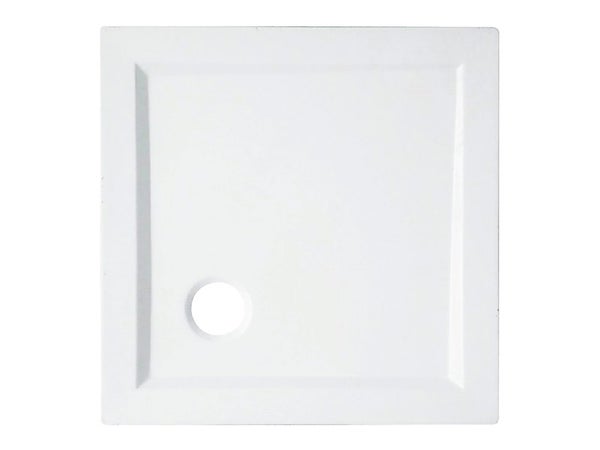 Receveur de douche standard, acrylique, blanc L.90 x l.90 cm, Essential SENSEA