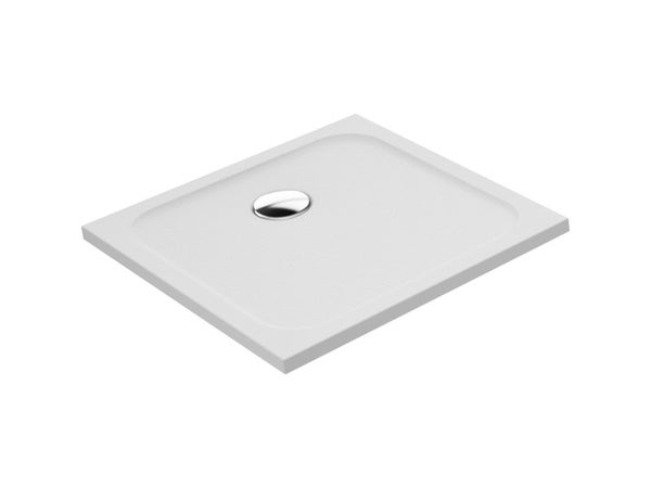 Receveur de douche, résine, blanc L.70 x l.70 cm, Easy