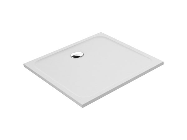 Receveur de douche, résine, blanc 90 x 90 cm, EASY