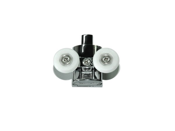 Lot de 2 roulettes pour bas de porte QUAD