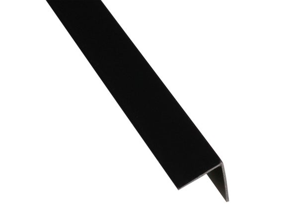 Cornière Égale Pvc Époxy Noir, L.1 M X L.1.95 Cm X H.1.95 Cm