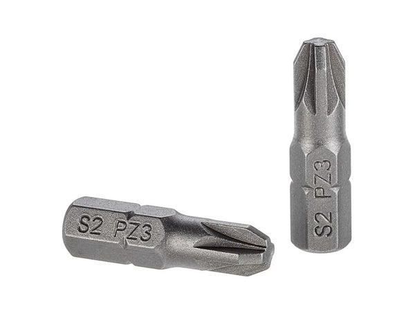 Lot De 2 Embouts De Vissage Dexter Pz3, Diam.25 Mm