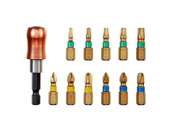 Lot De 11 Embouts De Vissage Torsion 25 Mm Ph Pz T Et Porte Embout Dexter Pro