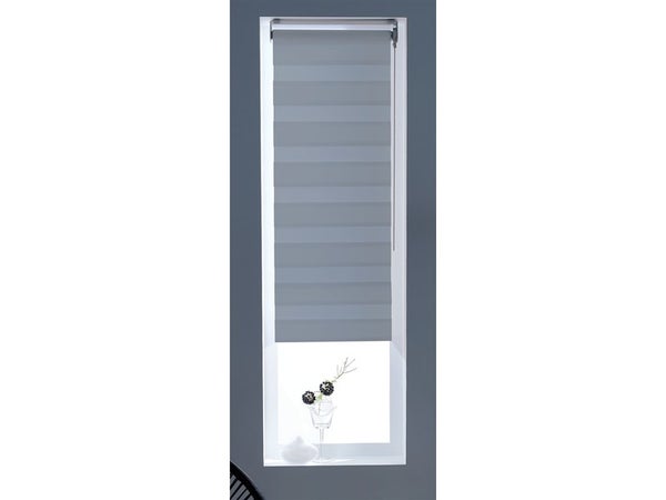 Store Enrouleur Jour / Nuit, Gris Quebec Granit, L.40 X H.160 Cm