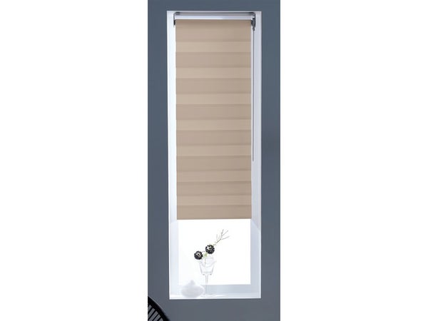 Store Enrouleur Jour / Nuit, Brun Taupe Quebec, L.65 X H.160 Cm