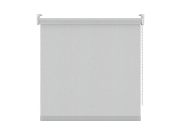 Store Enrouleur Tamisant, Blanc/Gris Screen Uni, L.75 X H.250 Cm