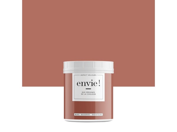 Testeur peinture dépolluante rouge latérite velours ENVIE 75 ml