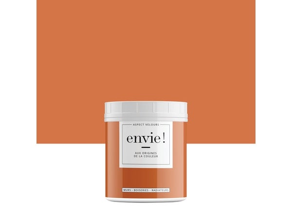Testeur peinture dépolluante orange ardent velours ENVIE 75 ml