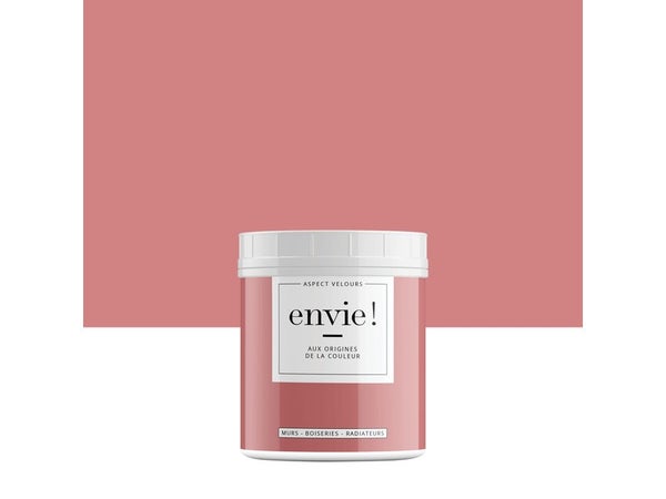Testeur peinture dépolluante rose boréal velours ENVIE 75 ml