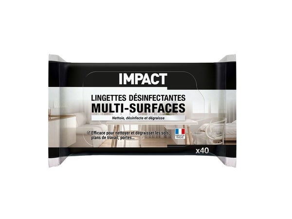 Lingettes Solide Multisurface Impact Multiusage X40
