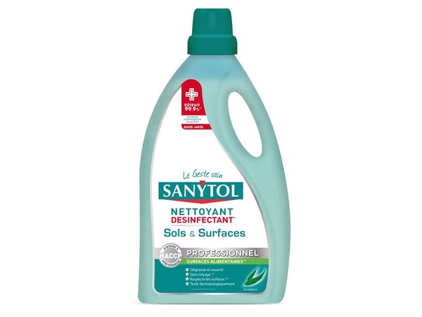 Désinfectant Sols Et Surfaces Professionnel Sanytol 5 L