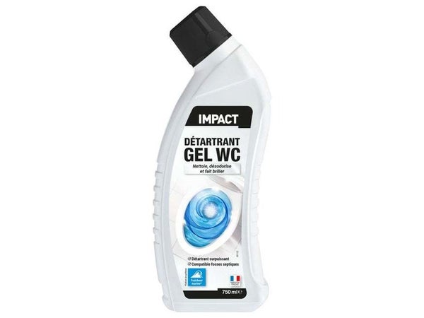 Nettoyant Pour Wc En Gel Wc Et Canalisation Impact 0.75 L