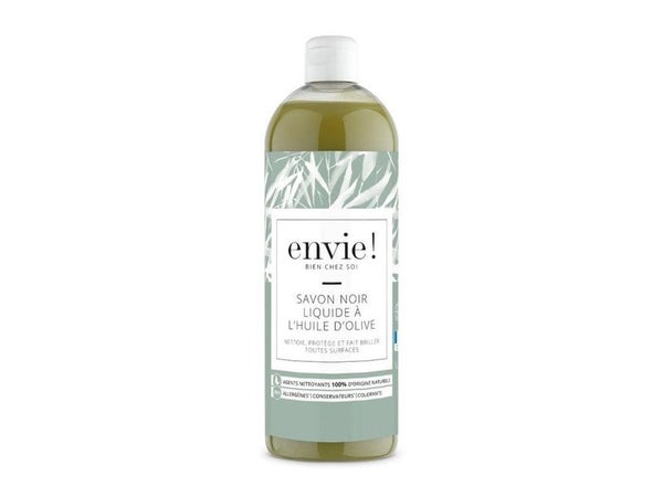 Savon Noir Huile D'Olive Sol Certifié Ecocert Envie 1 L