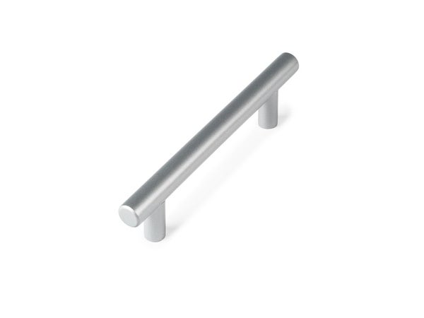 Lot De 4 Poignées De Meuble Entraxe 96 Mm Inox Brut