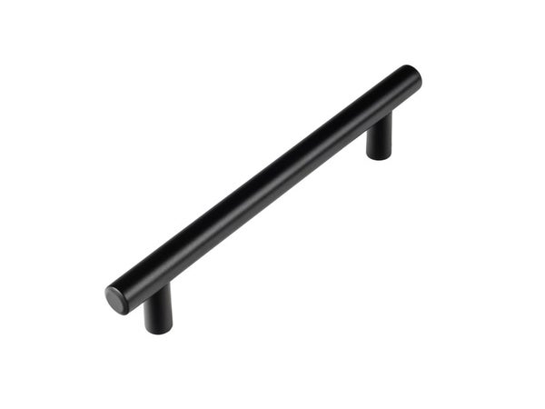 Poignée De Meuble Inox Creux Noir Tropicalisé 128 Mm