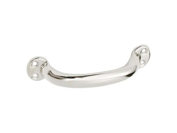 Poignée De Meuble Entraxe 140 Mm Acier Nickelé