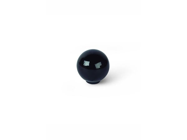 Lot De 6 Boutons De Meuble Boule Noir Abs H.29 X L.28 X P.28 Mm