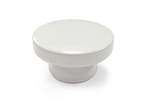Lot De 6 Boutons De Meuble Rond Bois Laquée H.22 X L.39 X P.39 Mm