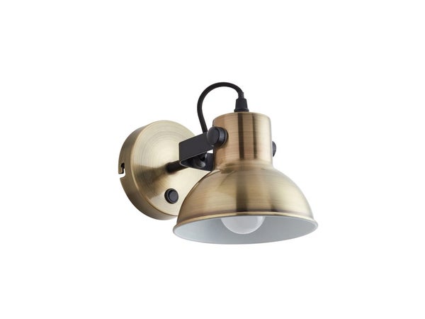 Applique, Moderne Métal Laiton Bruni Brilliant Ester 1 Lumière(S)
