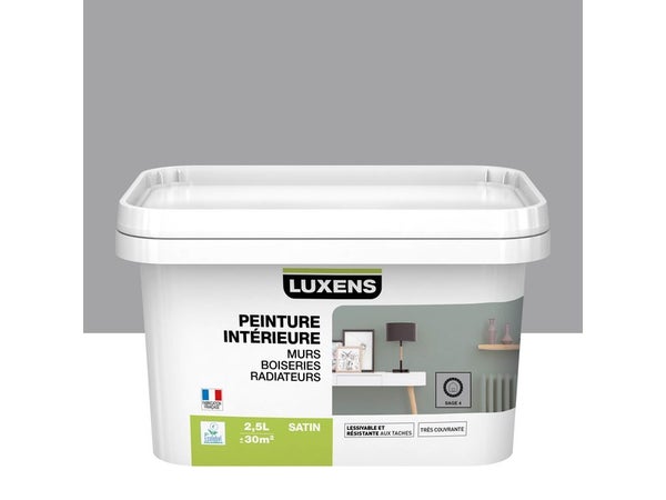 Peinture Mur, Boiserie, Radiateur Toutes Pièces Multisupports Luxens, Sage 4, Sa