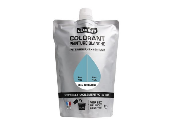 Colorant Spécial Peinture Acrylique Luxens 1000 Ml Bleu Turquoise