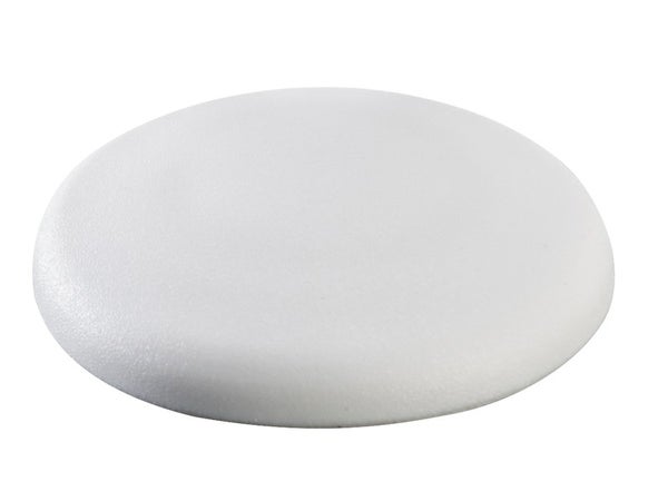 Pastille Adhésive À Fixer Au Mur Standers Pvc Mat Blanche Diam.4.0 Cm X H.0.9 Cm