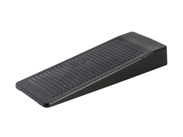 Cale Porte À Fixer Au Sol Standers Pvc Mat Noir X L.9.6 Cm X H.1.4 Cm X L.4 Cm