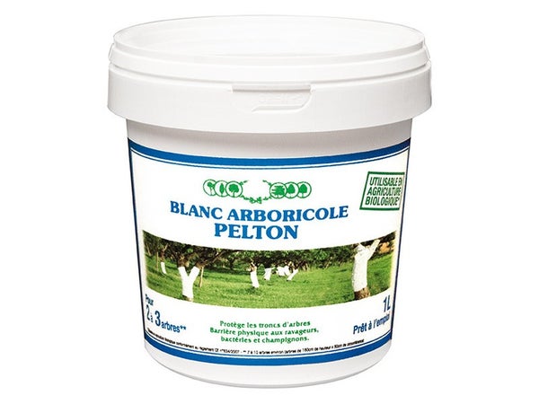 Blanc Arboricole Pour Arbres Fruitiers Pelton, Seau De 1 L