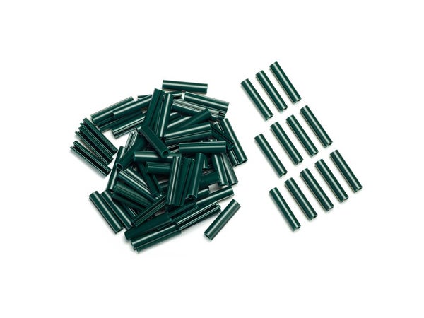 Lot De 100 Clips Pvc À Fixer Lixo Vert, H.1 Cm