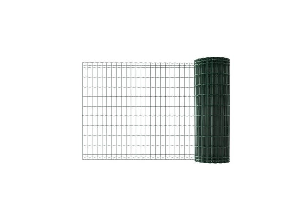 Grillage Rouleau Soudé Luxor Nature Vert, H.1 X L.20 M, Maille H.100 X L.50.8 Mm