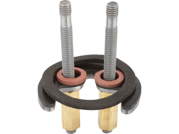 Etrier double fixation robinet WC