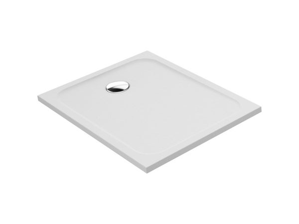 Receveur de douche extraplat résine blanc L. 90 x L. 70 cm, EASY SENSEA