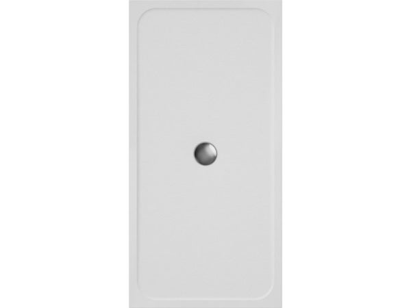 Receveur de douche extraplat résine blanc L. 160 x L. 80 cm, EASY SENSEA