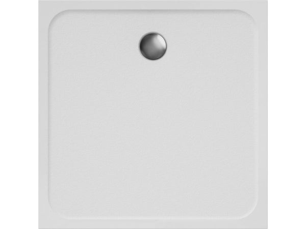 Receveur de douche extraplat résine blanc L. 100 x L. 100 cm, EASY SENSEA
