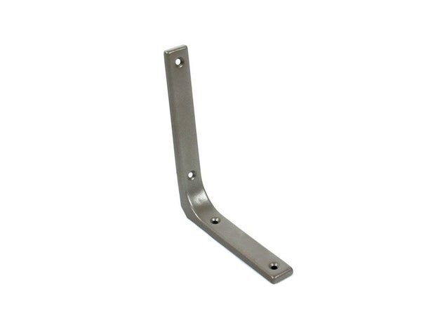 Equerre Moderne Acier Epoxy Gris, H.20 X P.25 Cm