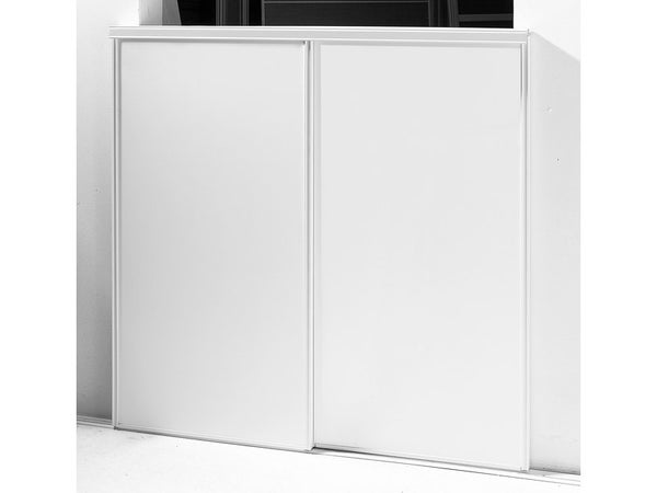 Portes de placard coulissantes 2 portes blanc l120xH120cm