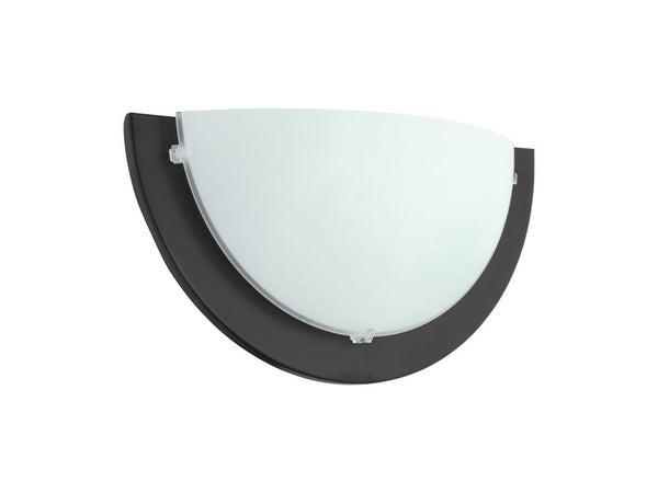 Applique Verre Noir Inspire Iceberg 1 Lumière(S)