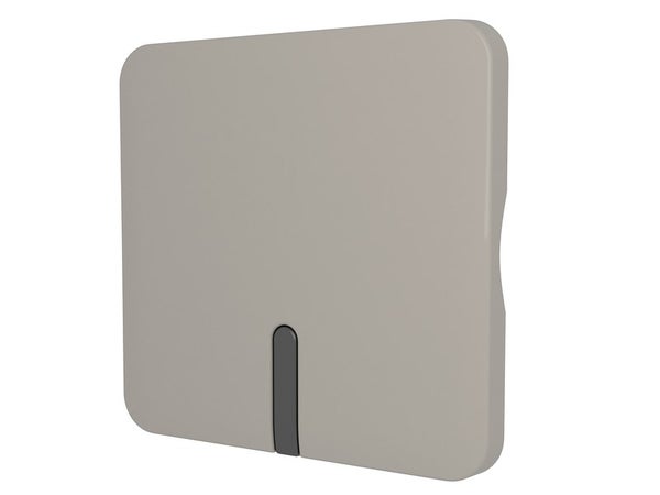 Cache Commande D'Éclairage À Voyant Cosy, Lexman Gris Doré N°6 Mat