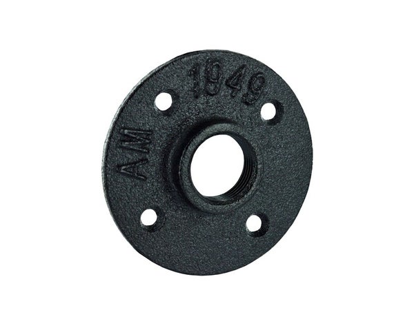 Support D25 mm rond noir